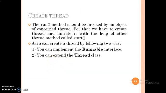Exception and Thread Programming (Part-II) | Java Programming | 3350703 | Mrs K.M.Jha