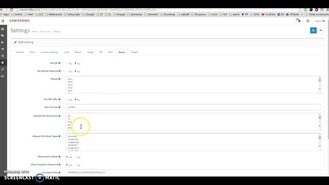 Cache Working Opencart 2.x