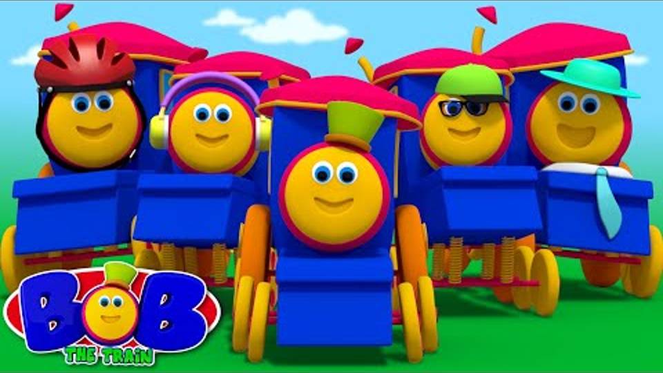 Паровозик Боб | Bob The Train | Пять Малышей | Five Little Babies | Мультфильм для детей