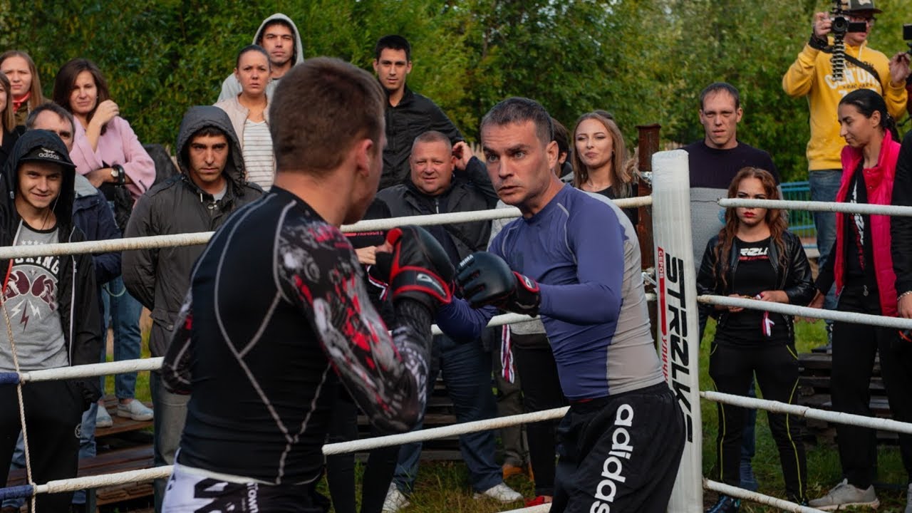 Заряженный мужик против ММА бойца !! Хороший Бой