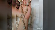 Ожерелье из искусственного жемчуга