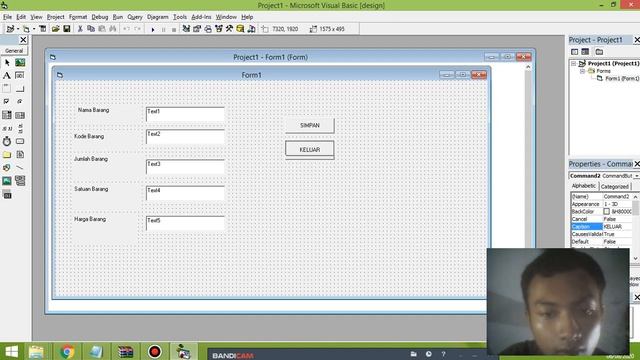 Tutorial Cara Membuat Aplikasi Input Sederhana pada Visual Basic 6