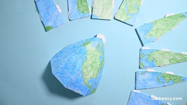 Make your own large paper globe!