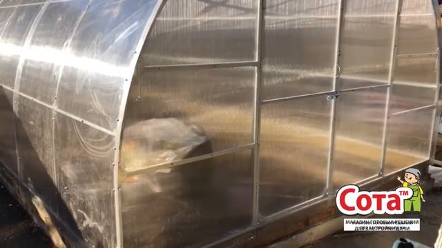 Теплица Сота Фермер: отзыв покупателя
