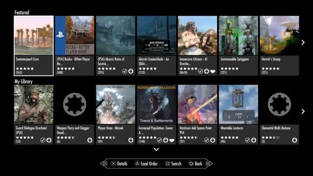 Skyrim SE PS4 Modded Arcane Warrior Build