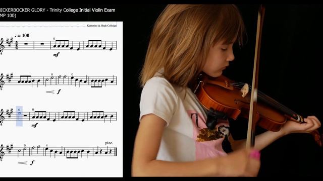 KNICKERBOCKER GLORY  From Trinity Violin Exam Pieces INITIAL String Syllabus 2020-2023