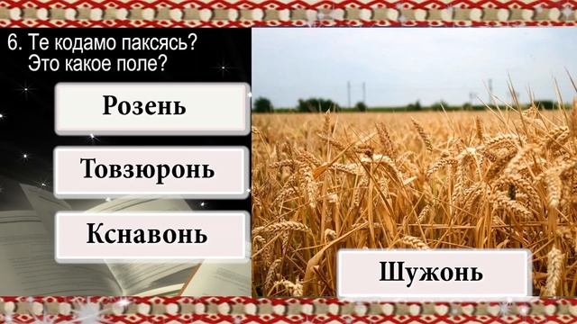 ТЕСТ 6. Тынь содасынк эрзянь келенть? Вы знаете эрзянский язык?