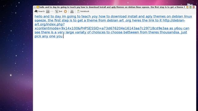how to costomize debian linux sqweeze