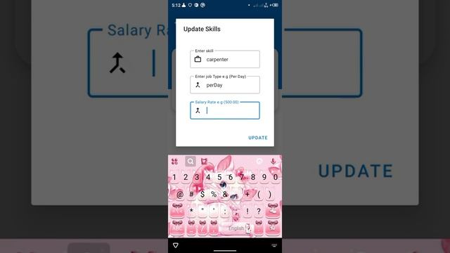 Job search Mobile application Firebase & Android studio | Ganamie Silos
