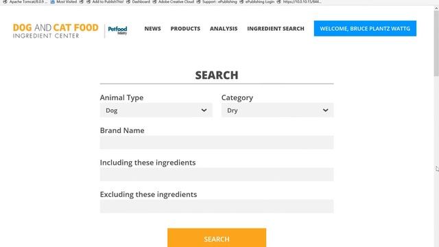 Speeding product research with the Dog and Cat Food Ingredient Center