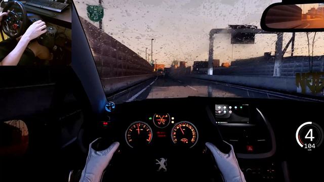 Assetto Corsa Peugeot 207 Shutoko  - Relax Driving
