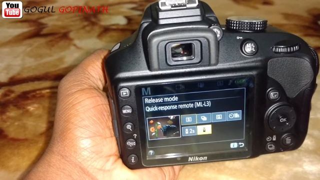 Nikon D3400 ML-L3 remote Control