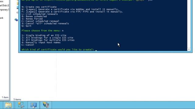 Set up a Free SSL Certificate on a Windows Server Using Let's Encrypt