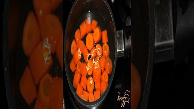 Морковка под соусом Карбонара