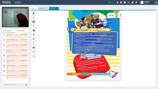 6th grade present perfect conversations miss Sumaya Jaber