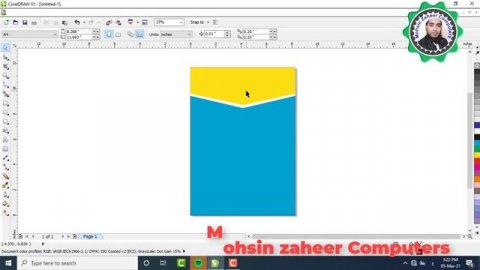 Learn CorelDraw in hindi Part 8 | How to use Shape Tool in CorelDraw p 2| shape tool | Mohsin Zahee