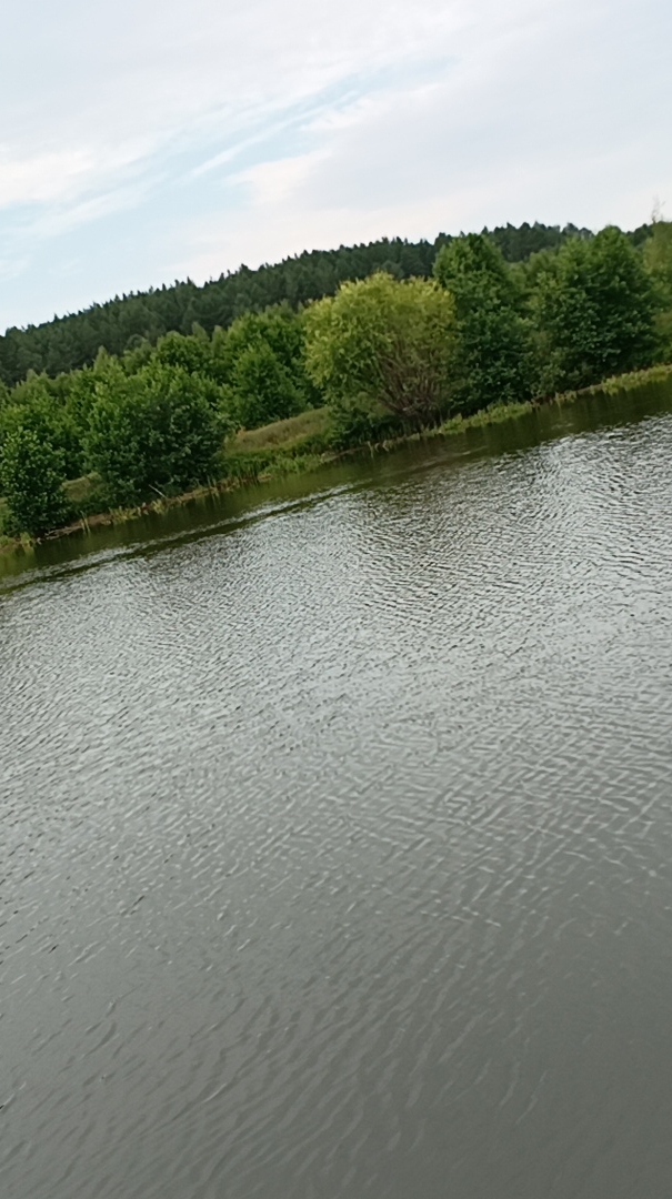 На рыбалке