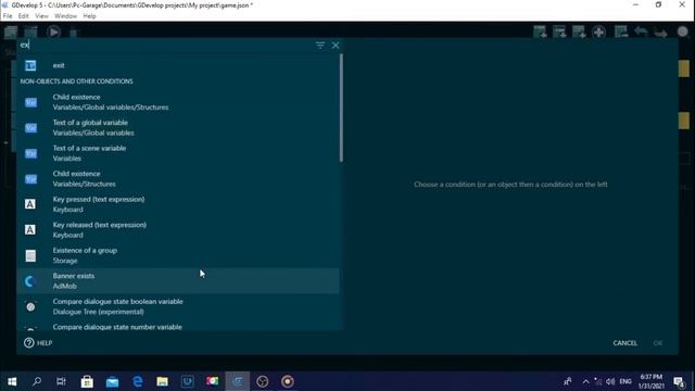 كيفية عمل نظام حفظ في Gdevelop ؟؟