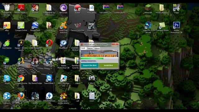 Como instalar industrial craft 1.4.2 y 1.4.5 y 1.4.6 y 1.6.2 Minecraft Mod