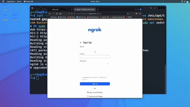 how to install and use ngrok in kali linux | ngrok in kali linux