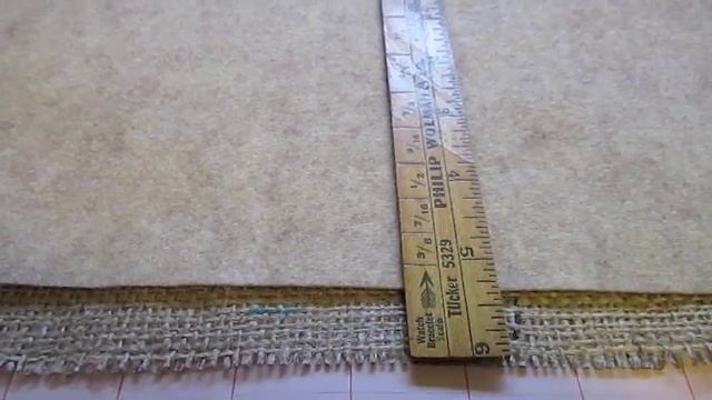 How to Make a Placemat from Burlap: Eco-friendly Machine Embroidery Project!