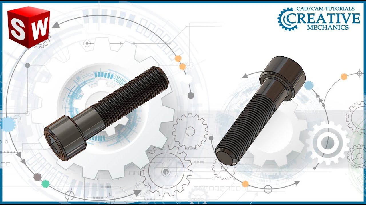 Уроки Solidworks.Винт