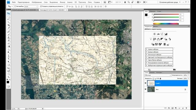 Как создать старую карту с привязкой к GPS своими руками