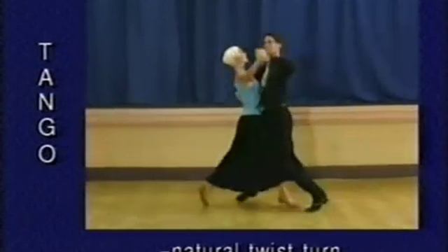 Tango dance steps 17. Natural twist turn