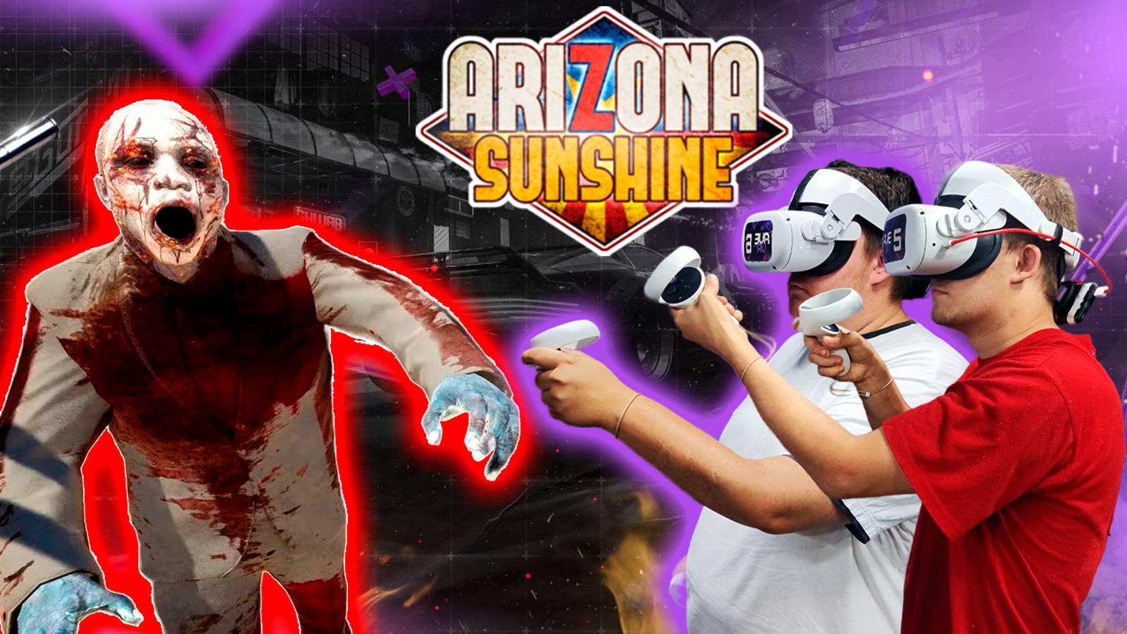 Парни отбиваются от зомби из последних сил в Arizona Sunshine | AVE VR