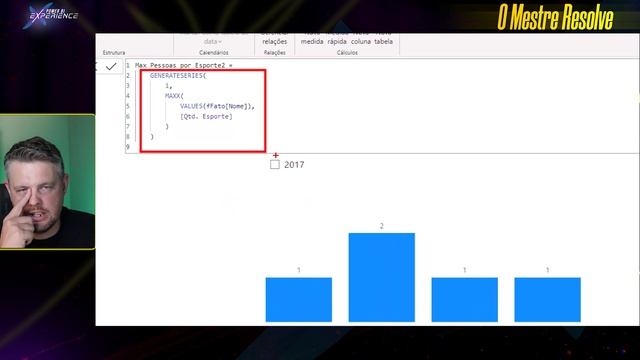 [O Mestre Resolve] Histograma com Visual Nativo no Power BI - Desafio 1