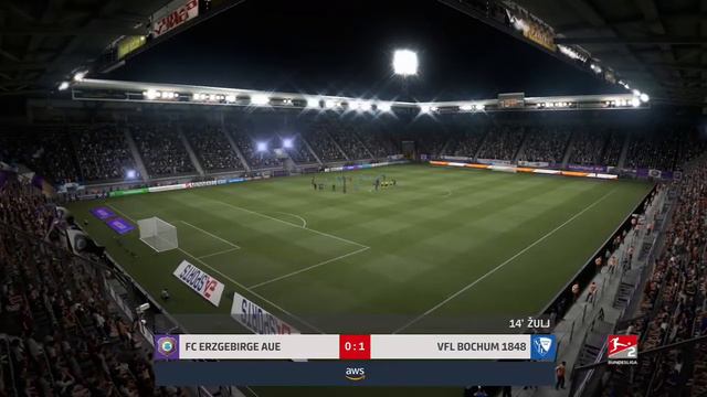 Erzgebirge Aue vs VfL Bochum | 2. Bundesliga (19/02/2021) | Fifa 21