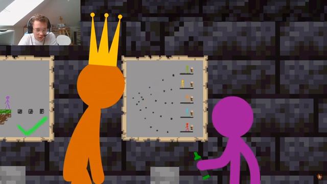 Stek man vs Minecraft 14 Zdrada i parkur
