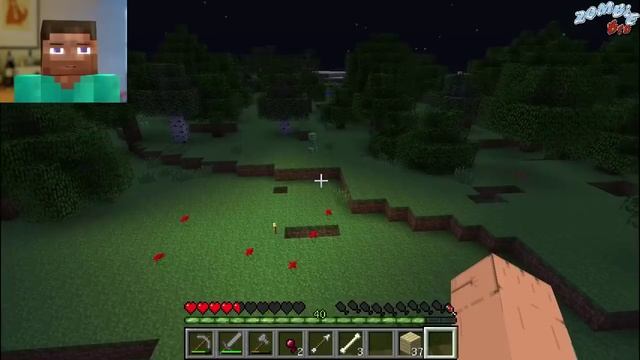 Minecraft Строим Дом и убиваем Эндермена, Девчонки играют в майнкрафт, Обучение как играть в minecr