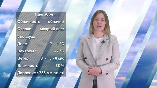 ПОГОДА НА ЗАВТРА. 30.11.23