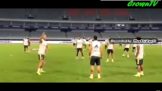 Тренировки с Cristiano Ronaldo