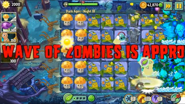 Plants vs Zombies 2 #64 ► Dark Ages ► 18, 19 уровень