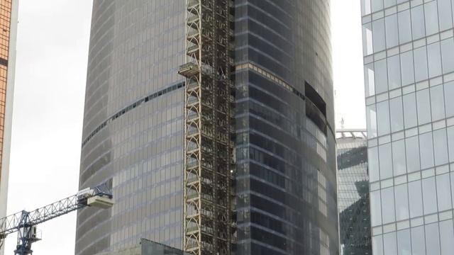 Moscow City 122015 комплекс Федерация и туристки  Москва-Сити