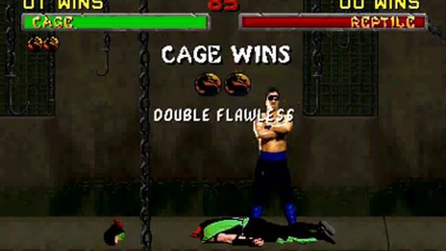 Johnny Cage Uppercut Decapitation - Mortal Kombat 2