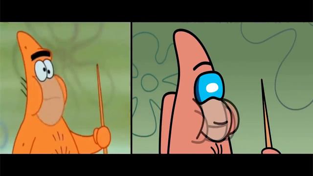 SpongeBob VS Among Us Funny(Animation)