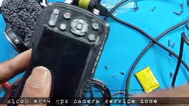 Ricoh wg-4 gps camera service done