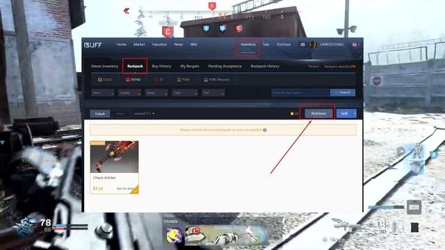 Китайская торговая площадка buff.163. Я зарегистрировался на buff
