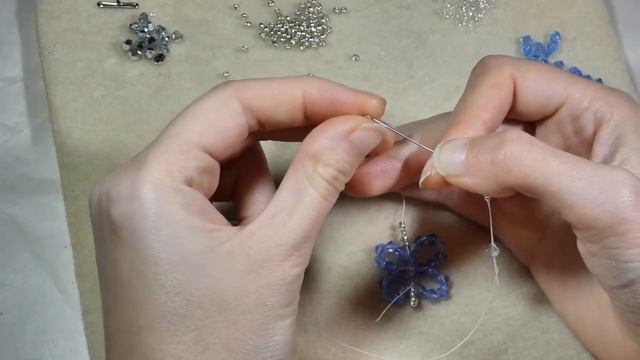 TECHNICAL DIFFICULTIES NO SOUND Butterfly bracelet "Drake" Cabin Fever Beading Challenge Day 3 Sara