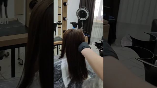 Процесс окрашивания #hair #haircolor #бизнес #деньги #парикмахер #работа #красота #окрашиваниеволос