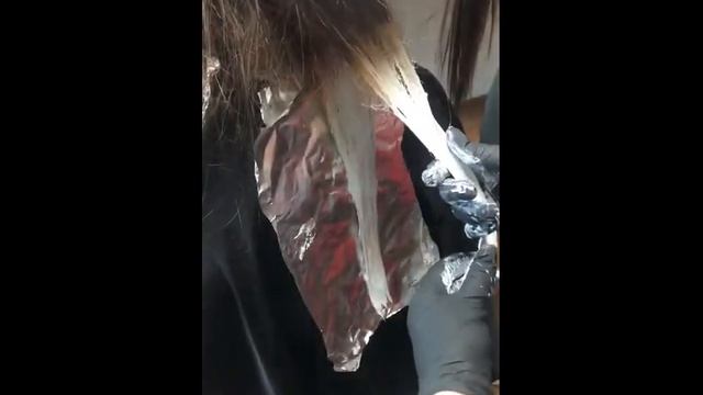 Майстер клас на тему «Фарбування волосся за допомогою техніки «Штопка-начос»