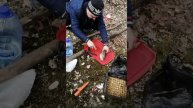 Афганский казан закладка рыбы коптилка