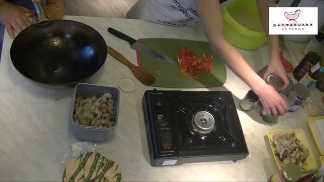 Лапша в соусе матсаман