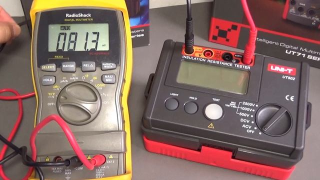 Tester de aislamiento serie UT500  UT501 UT502 vs UT502A UT501A  Cómo usar mega o giga ohmimetro