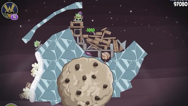 Angry Birds Space Utopia Level M4-9 Mirror World Walkthrough 3 Star