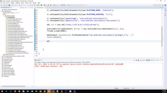 Appium Tutorial 11 : How to Automate Android Calculator
