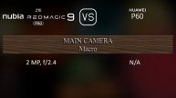 ZTE nubia Red Magic 9 Pro vs. Huawei P60: A Comparison of Specifications
